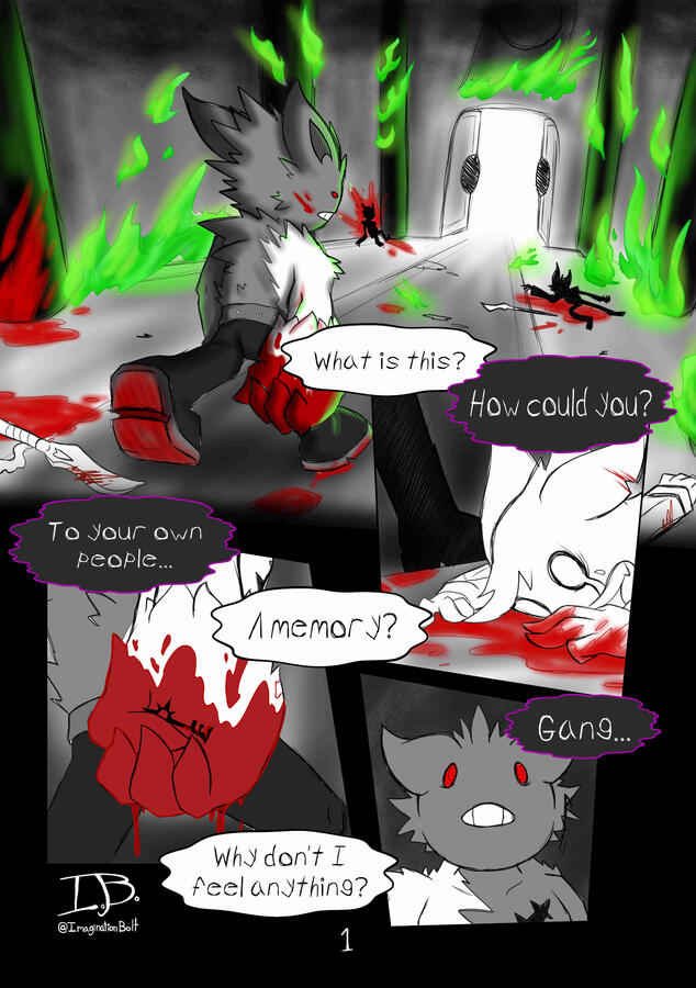 Gang, Comic page